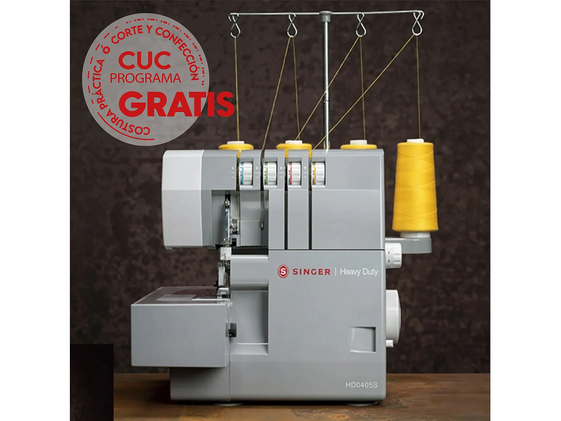 MAQUINA SINGER 1DSHD0405S MÁQUINA OVERLOCK HD0405S HEAVY DUTY 6