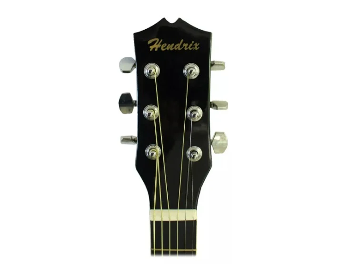GUITARRA ELECTROACUSTICA HENDRIX 40' CON ECUALIZADOR 4 BANDAS NEGRO 2