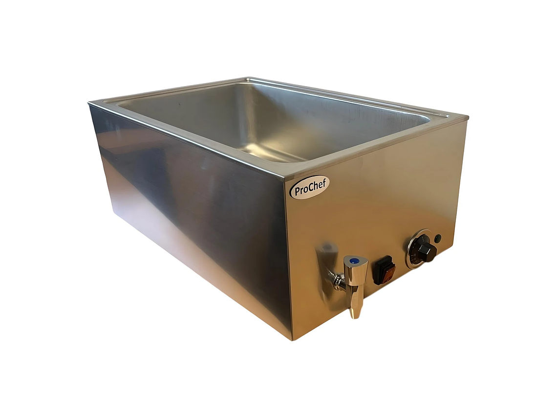 BAÑO MARIA ELECTRICO 20 LT CON DESPICHE GN 1/1 1