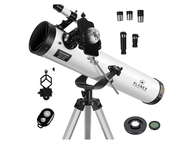 TELESCOPIO ASTRONÓMICO NEWTONIANO F70076 PLANEX + SOPORTE 1