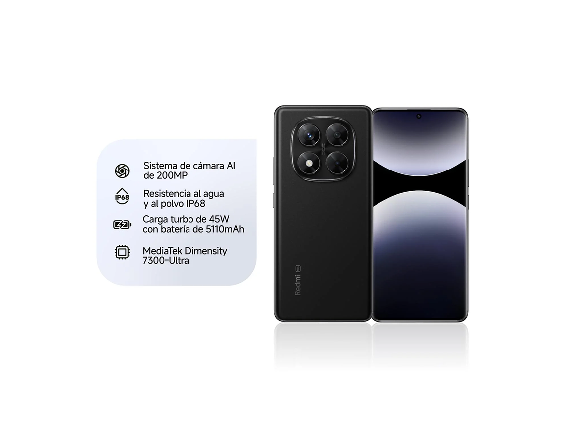 CELULAR REDMI NOTE 14 PRO 5G 256GB MIDNIGHT BLACK 8