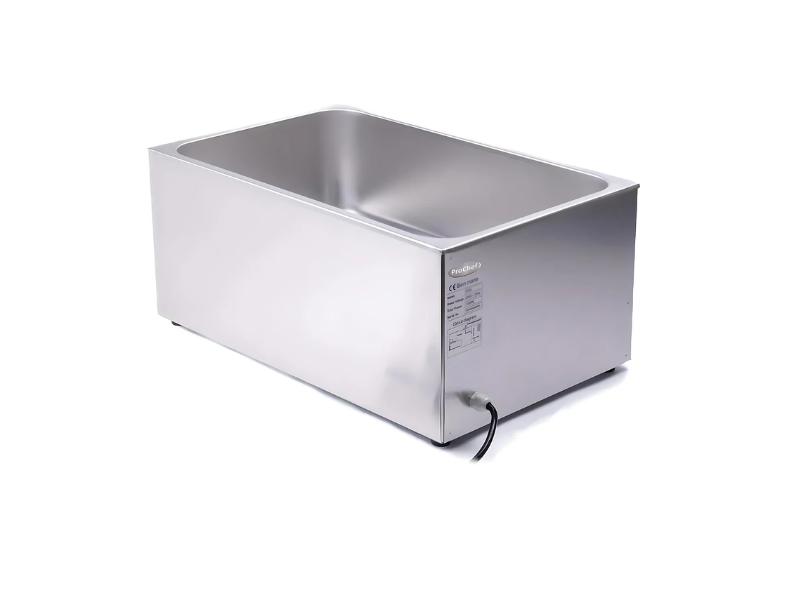 BAÑO MARIA ELECTRICO 20 LT CON DESPICHE GN 1/1 7