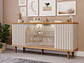 BUFFET DECOCASA JANICE LED OFF WHITE - Miniatura 1