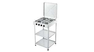 COCINA 4 QUEMADORES CON ESTANTE PARA EXTERIORES