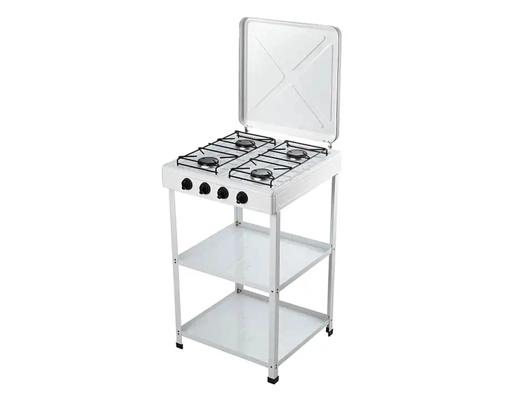 COCINA 4 QUEMADORES CON ESTANTE PARA EXTERIORES 1