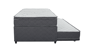 CAMA DIVAN FLEX ESTOCOLMO BOX 1.5 PLAZAS GRIS