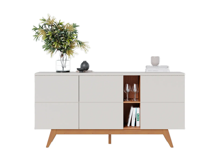 BUFFET DI PORETTI DESIGN 3C NORONHA 3 PUERTAS BLANCO 1
