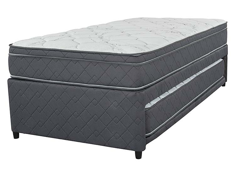 CAMA DIVAN FLEX ESTOCOLMO BOX 1.5 PLAZAS GRIS 3