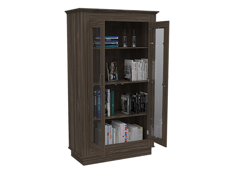 VITRINA TUHOME ALCAMO SIENA 2 PUERTAS CAFÉ 3