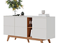 BUFFET DI PORETTI DESIGN 3C NORONHA 3 PUERTAS BLANCO - Miniatura 4