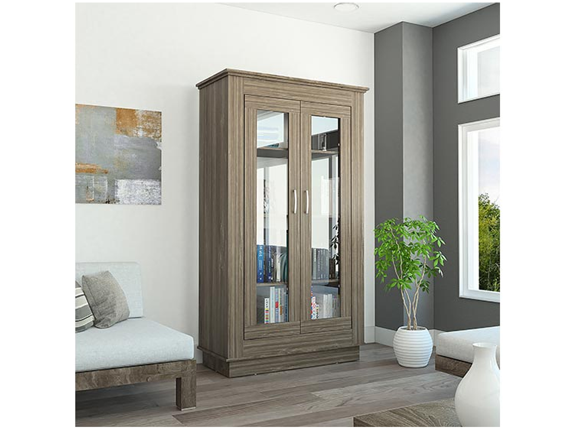 VITRINA TUHOME ALCAMO SIENA 2 PUERTAS CAFÉ 4