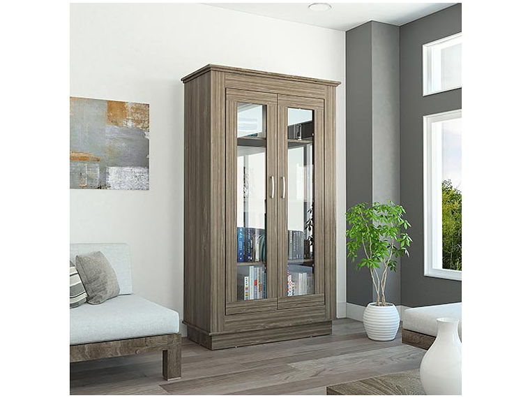 VITRINA TUHOME ALCAMO SIENA 2 PUERTAS CAFÉ 4