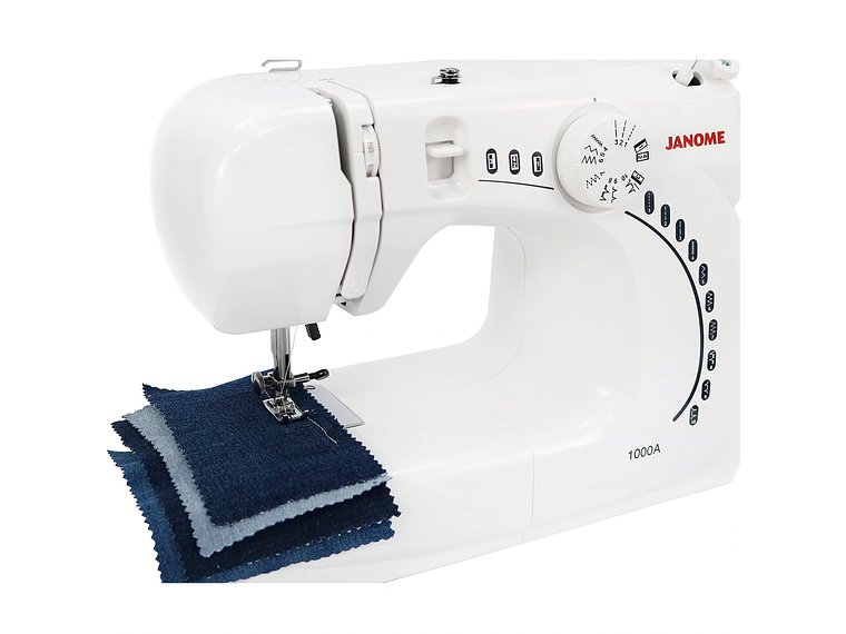 MÁQUINA DE COSER JANOME 1000A + OVERLOCK 8002D 5