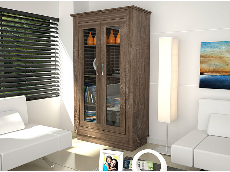 VITRINA TUHOME ALCAMO SIENA 2 PUERTAS 3