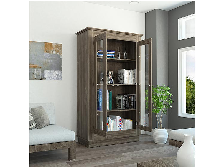 VITRINA TUHOME ALCAMO SIENA 2 PUERTAS CAFÉ 5