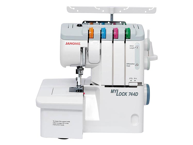 MAQUINA OVERLOCK JANOME MYLOCK 744D 7