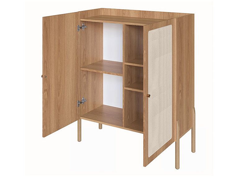 BUFFET DECOCASA OSLO 27929E 13 PUERTAS CAFÉ CLARO 3