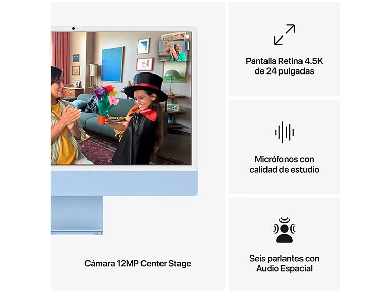 IMAC M4 (CPU 10NUC Y GPU 10NUC) 16GB RAM 256GB SSD 24” 2