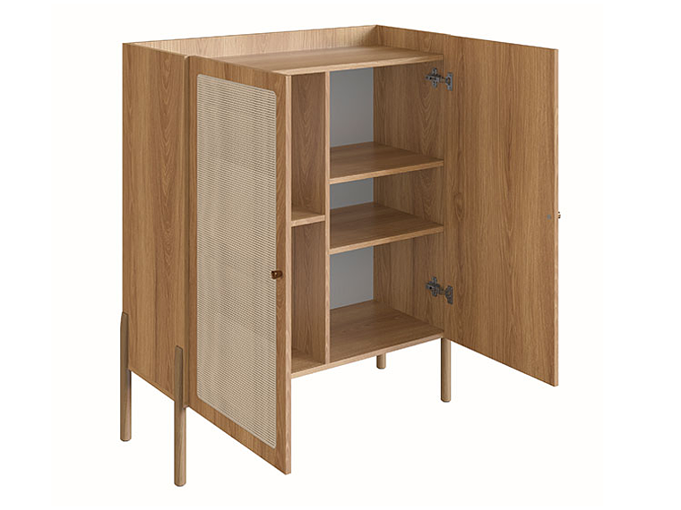 BUFFET DECOCASA OSLO 27929E 13 PUERTAS CAFÉ CLARO 4