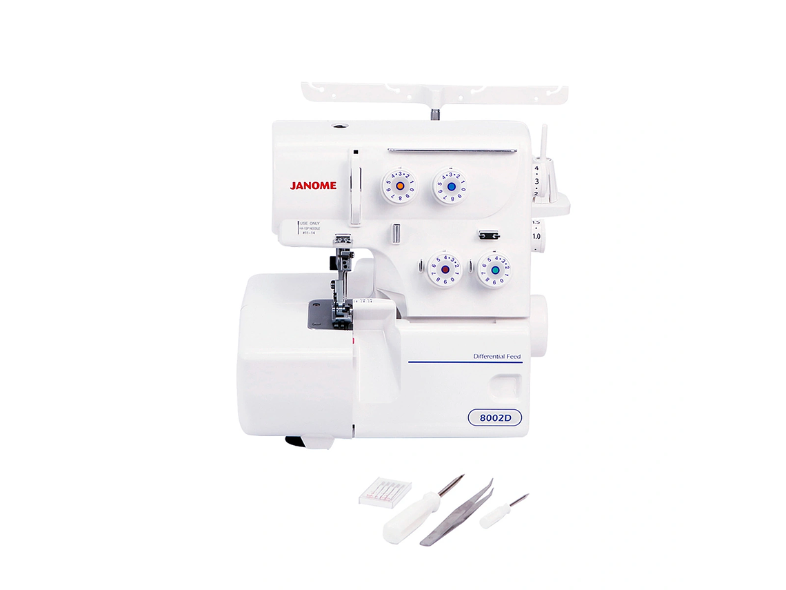 MAQUINA DE COSER OVERLOCK JANOME 8002D 5