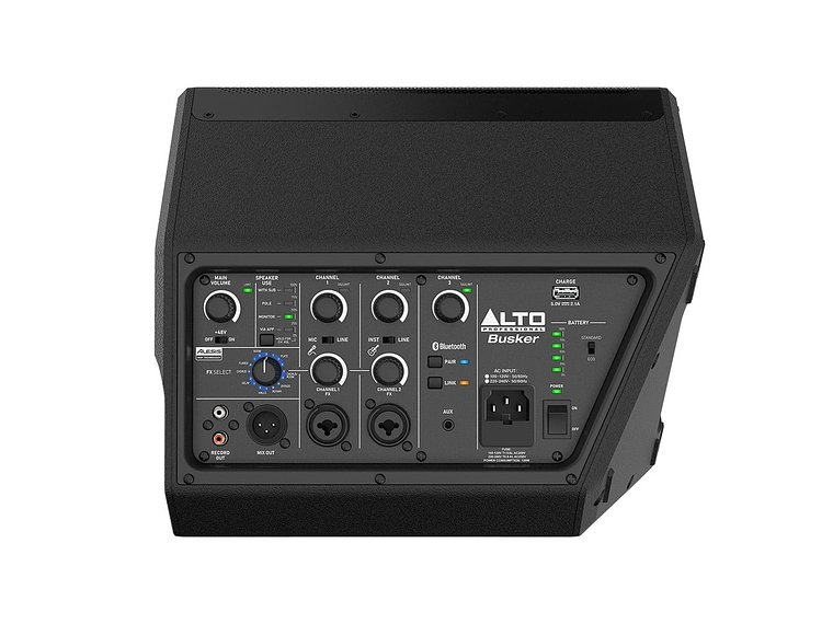 PARLANTE PORTATIL RECARGABLE 200W BUSKER ALTO PROFESIONAL 4