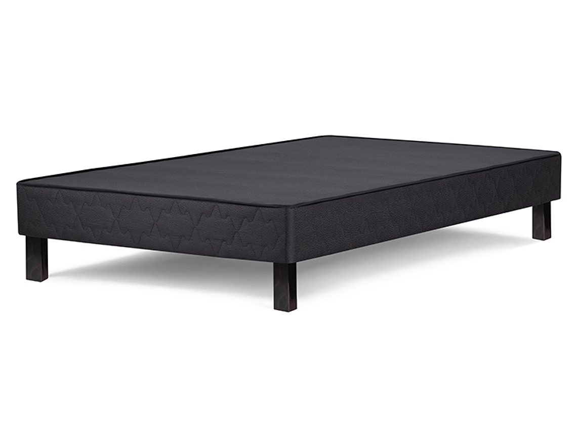 JUEGO DE DORMITORIO ROSEN CAMA EUROPEA WAVE 1.5 PLAZAS + SET TABOR GRAFITO 7