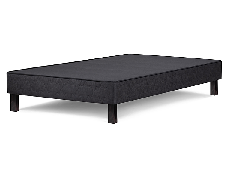 JUEGO DE DORMITORIO ROSEN CAMA EUROPEA WAVE 1.5 PLAZAS + SET TABOR GRAFITO 7