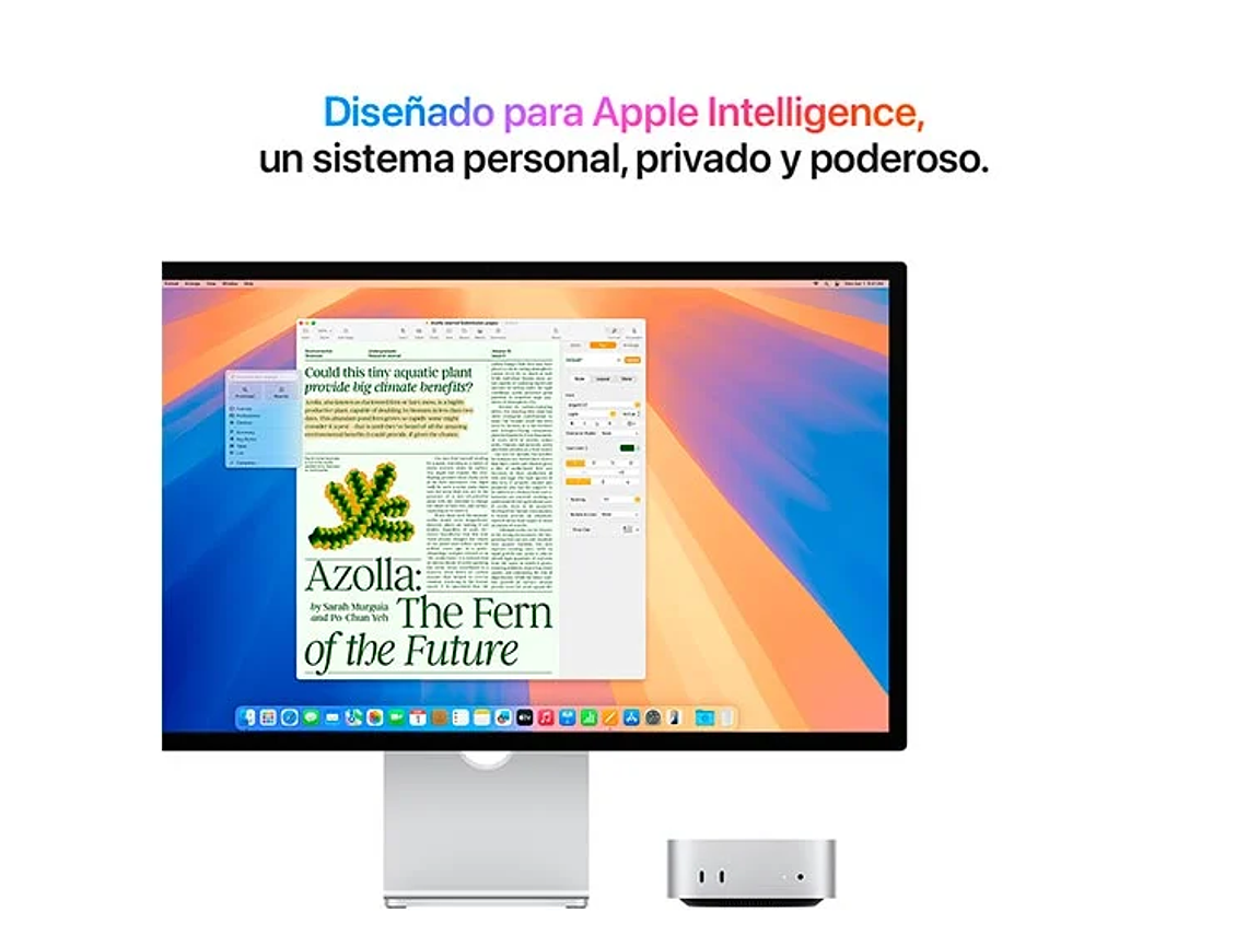 MAC MINI M4 (CPU 10NUC Y GPU 10NUC) 16GB RAM 256GB SSD 7
