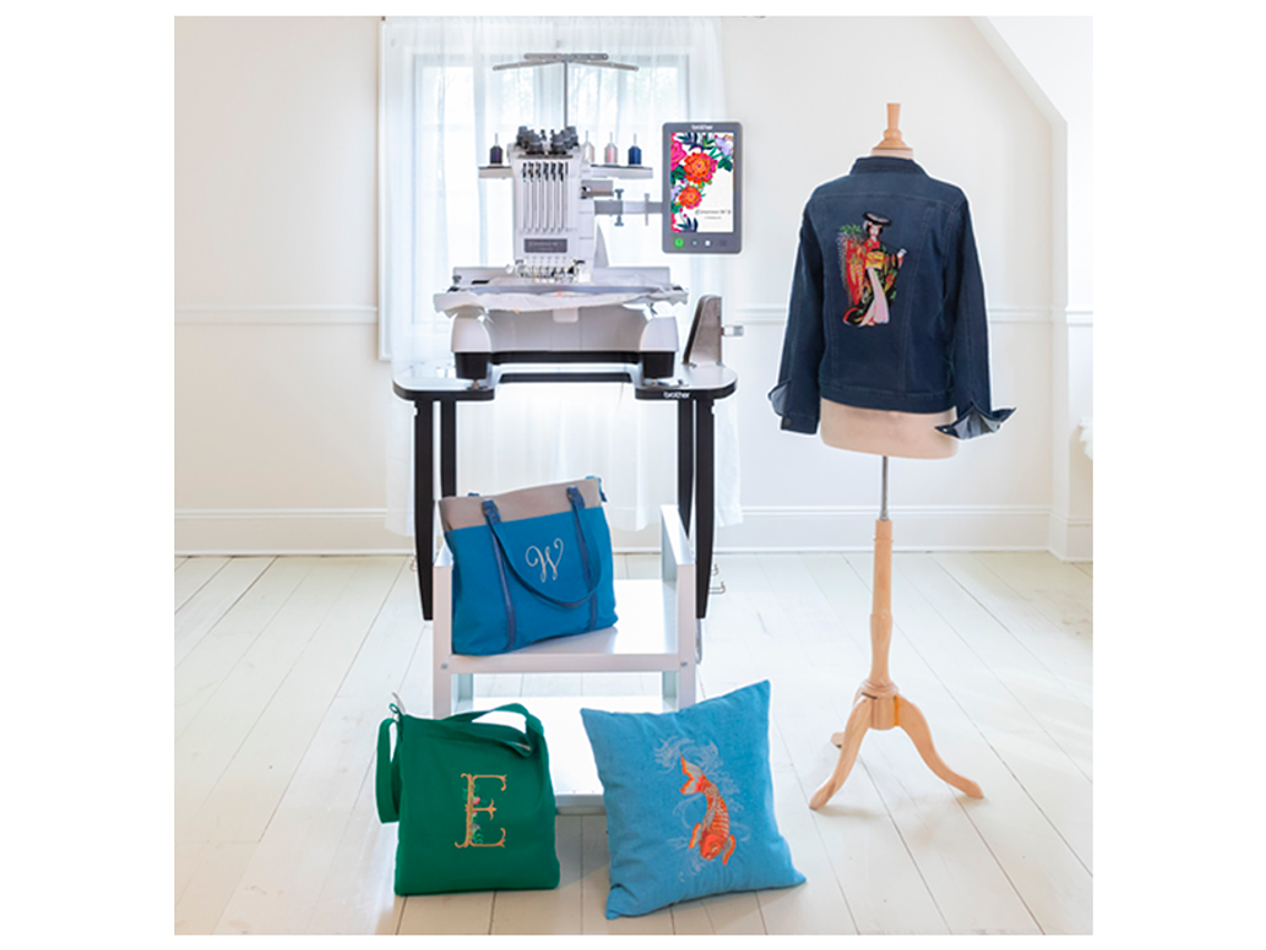 MAQUINA DE BORDAR BROTHER SEMI INDUSTRIAL PR 680 W 4