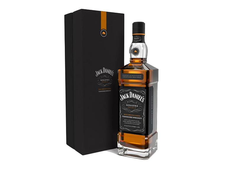WHISKY JACK DANIEL'S BOTELLA VIDRIO DANIELS SINATRA SELECT WHISKEY TENNESSEE 1
