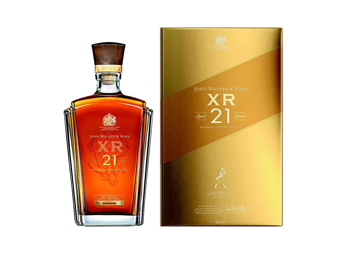 WHISKY JOHNNIE WALKER BOTELLA VIDRIO 750 ML 21 AÑOS XR40º 1