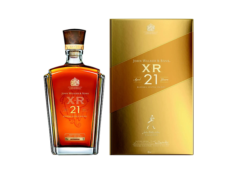 WHISKY JOHNNIE WALKER BOTELLA VIDRIO 750 ML 21 AÑOS XR40º 1