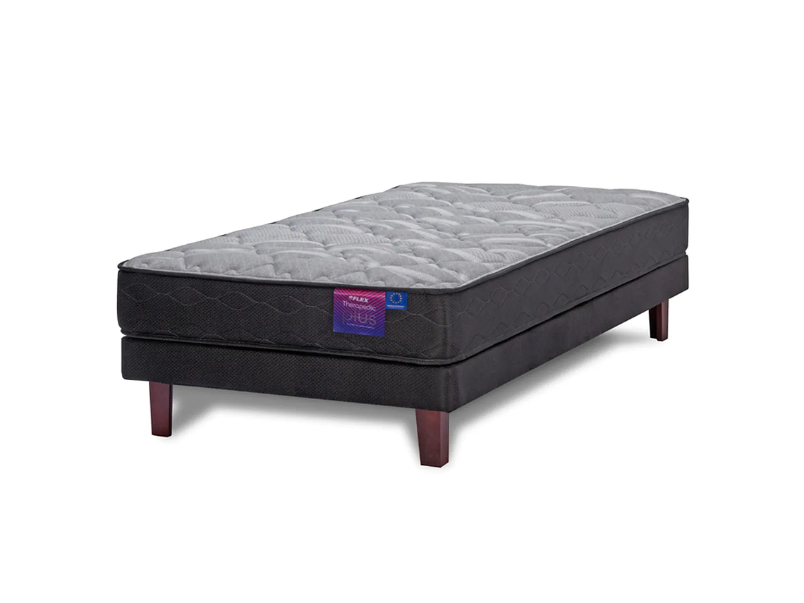 CAMA EUROPEA FLEX THERAPEDIC PLUS BOX 1.5 PLAZAS 1