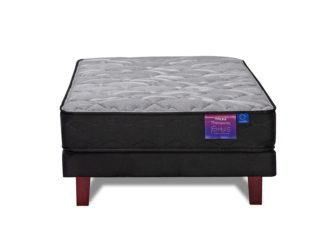 CAMA EUROPEA FLEX THERAPEDIC PLUS BOX 1.5 PLAZAS 2