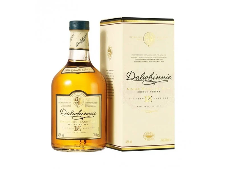 WHISKY SINGLE MALT DALWHINNIE BOTELLA VIDRIO 15 AÑOS 1