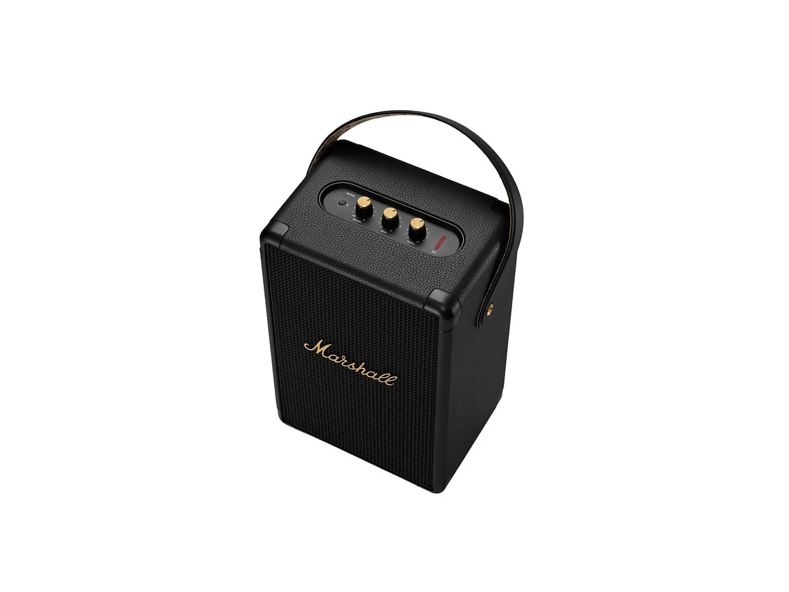PARLANTE PORTATIL BLUETOOTH TUFTON MARSHALL BLACK AND BRASS 5
