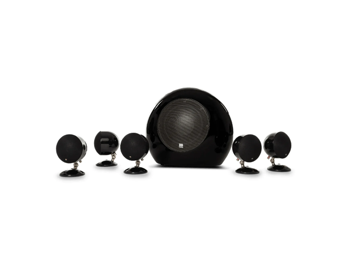 PARLANTE SATÉLITE MOREL SOUND SPOT SP-1 NEGRO - KIT 5 UNIDADES 3