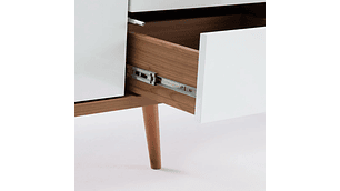 BUFFET ROCA BLANCO COPIHUE 2 PUERTAS 3 CAJONES CANELA