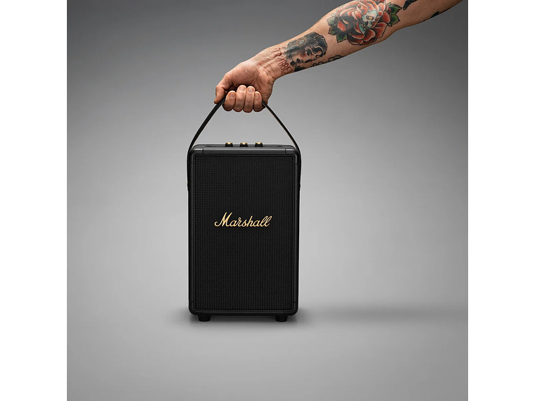 PARLANTE PORTATIL BLUETOOTH TUFTON MARSHALL BLACK AND BRASS 8