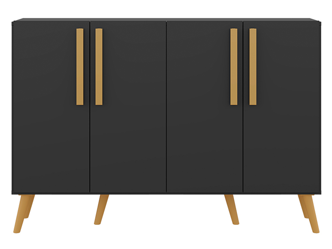 BUFFET BE DESIGN RETRO VIENA NEGRO 4P 2