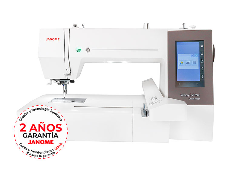 MAQUINA BORDADORA JANOME MC550E 7