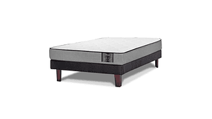 CAMA EUROPEA FLEX FLAT BLACK STAR 1.5 PLAZAS