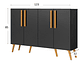 BUFFET BE DESIGN RETRO VIENA NEGRO 4P - Miniatura 6