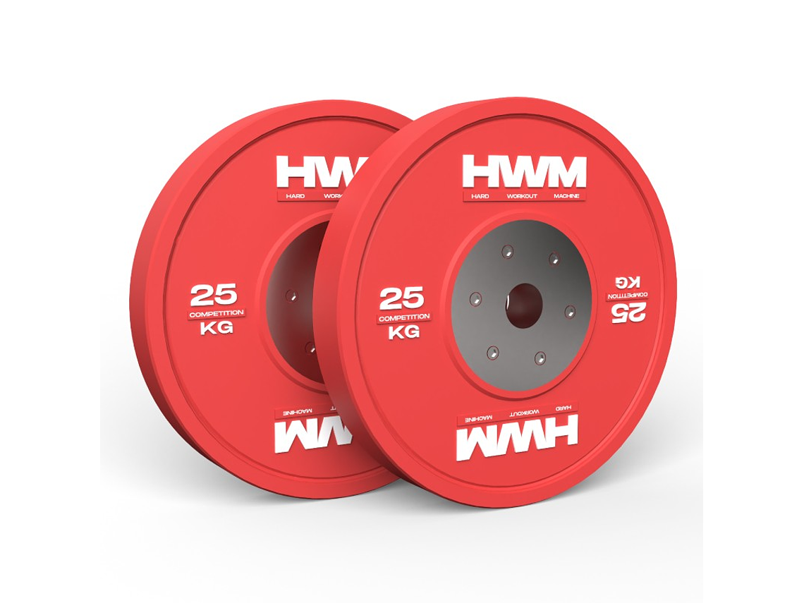 Par Bumper Plates Competición 25kg | HWM® 2