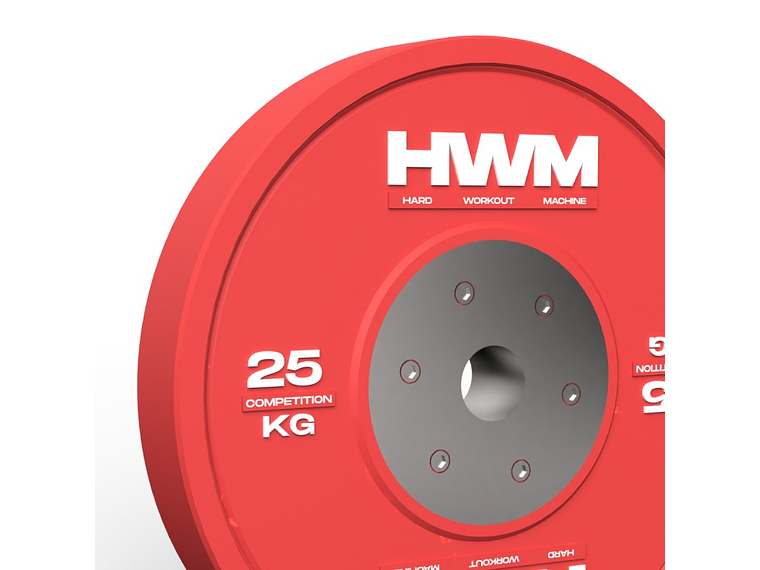 Par Bumper Plates Competición 25kg | HWM® 3