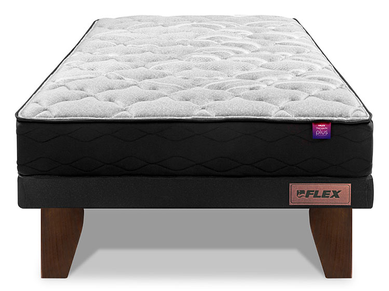 CAMA EUROPEA FLEX FLAT THERAPEDIC PLUS 1.5 PLAZAS 1