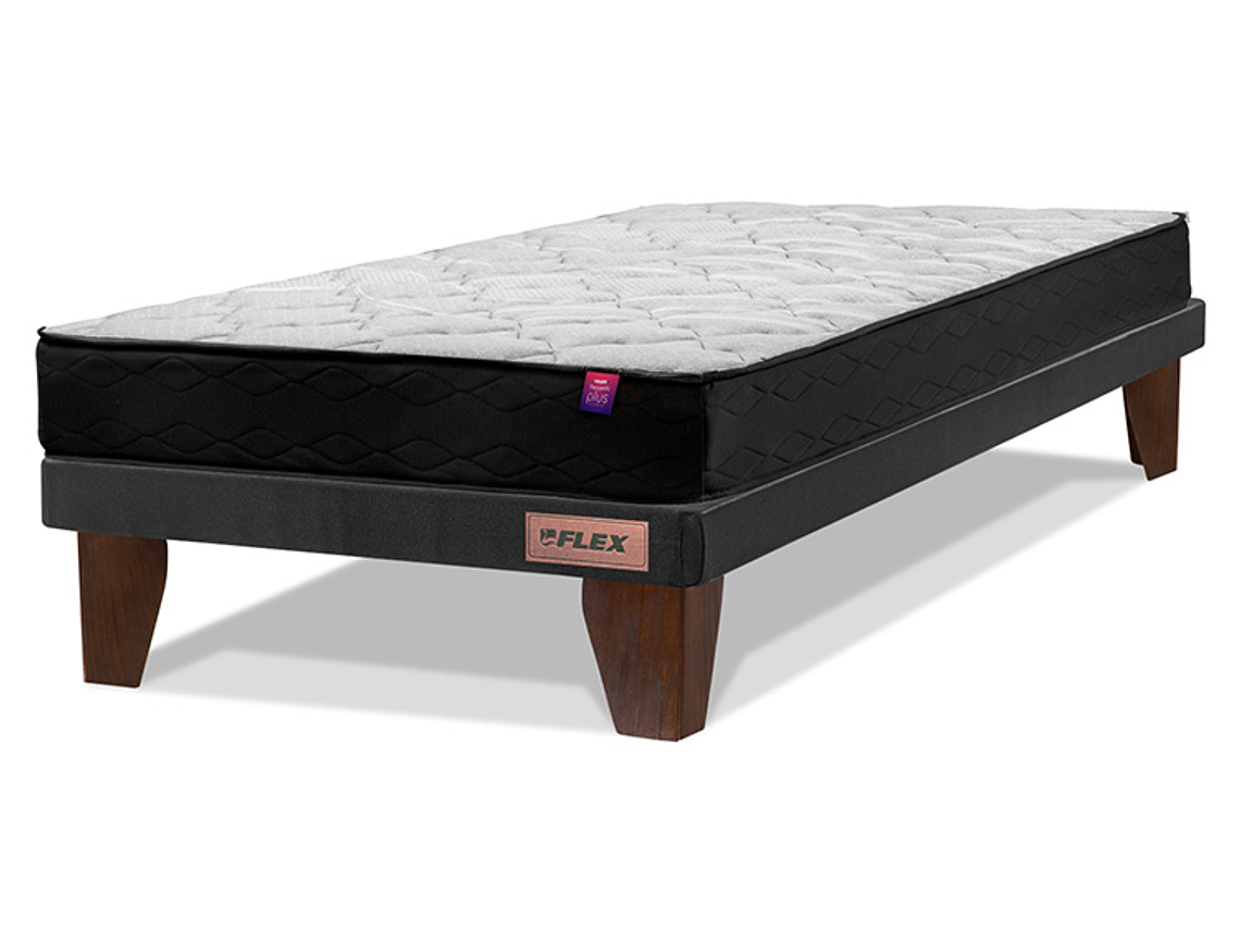 CAMA EUROPEA FLEX FLAT THERAPEDIC PLUS 1.5 PLAZAS 2
