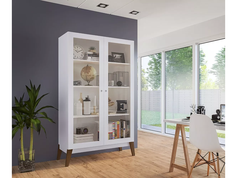 VITRINA BE DESIGN 2 PUERTAS BLANCO JAMAICA 0808.0002 5