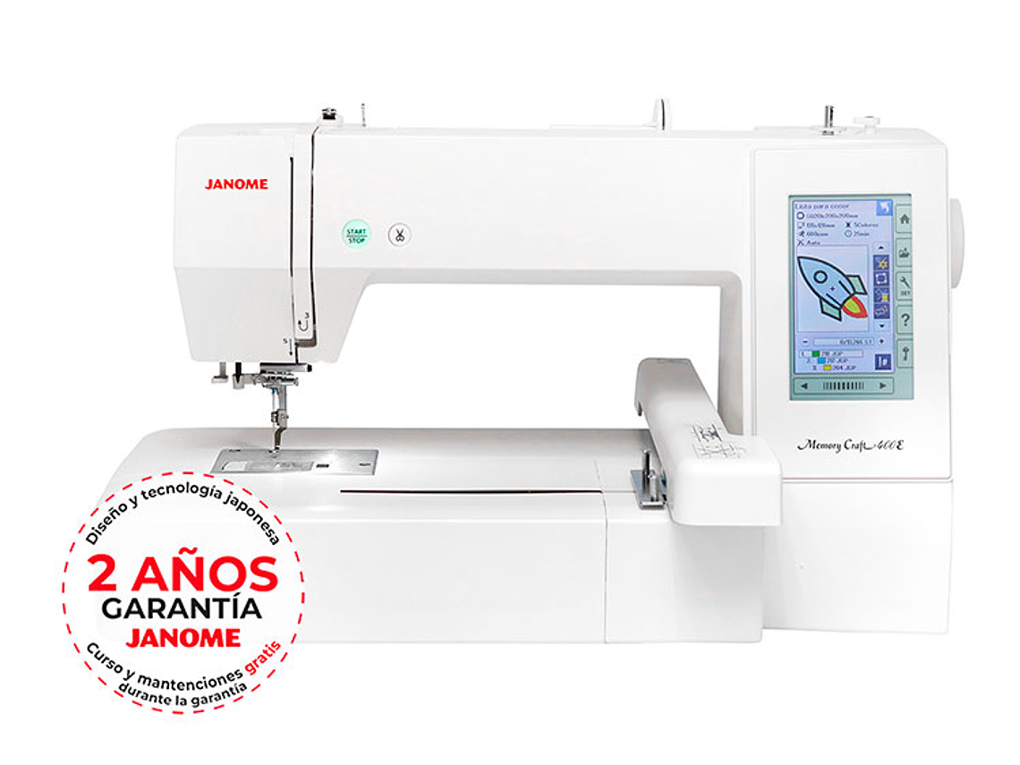 MAQUINA BORDADORA JANOME MC400E 7