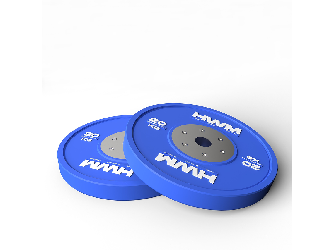 Par Bumper Plates Competición 20kg | HWM® 5